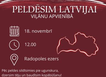 Turpināsim tradīciju! Peldēsim par godu Latvijai!