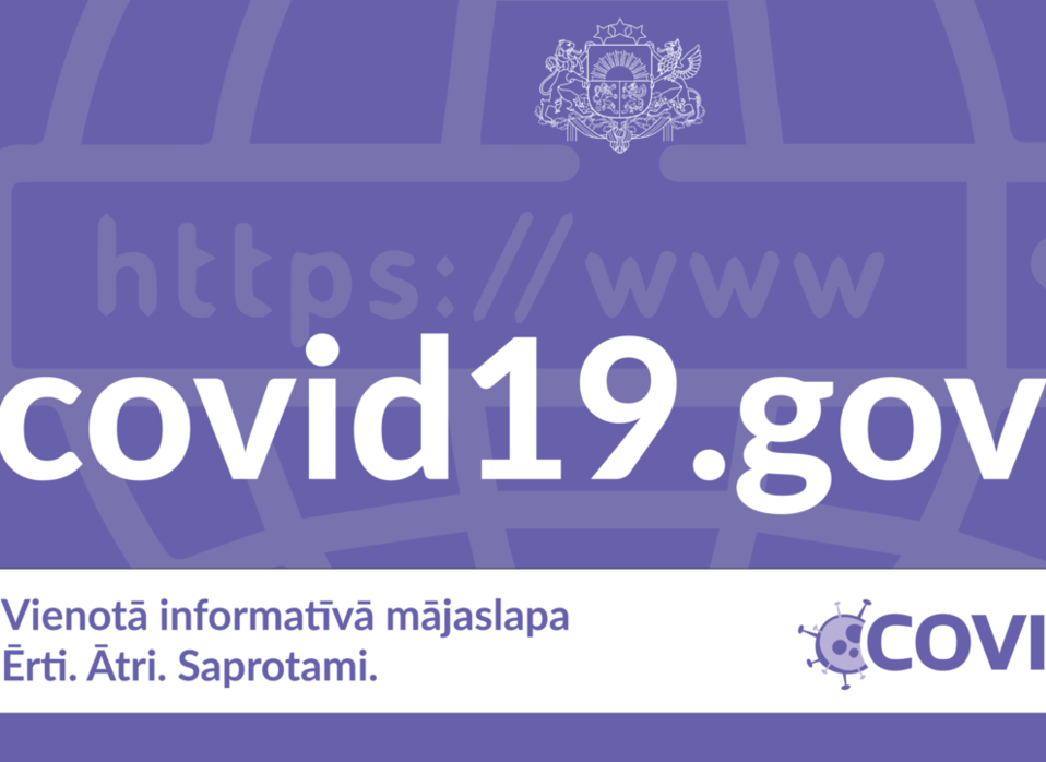 Vienotā informatīvā mājaslapa par Covid-19
